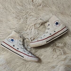 Iconic Converse Chuck Taylor All Star High Top Kids Sneakers Classic White 12